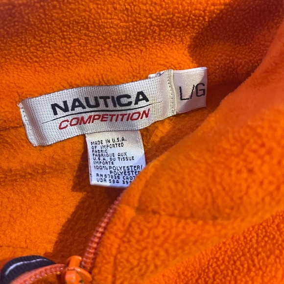 Orange Nautica Fleece - Picture 5 of 5